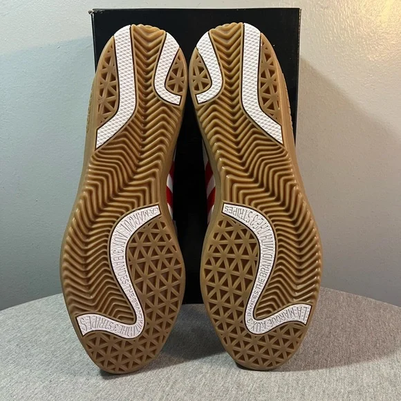 Adidas Puig Samba Sneakers White Red Scarlet Gum JQ5865 Men's Shoe Size 11.5 - Picture 6 of 11